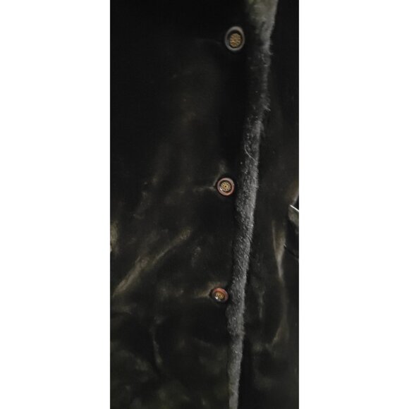 Vintage Russel Taylor Borgazia Dark Brown Faux Fur Coat. - Picture 2 of 9